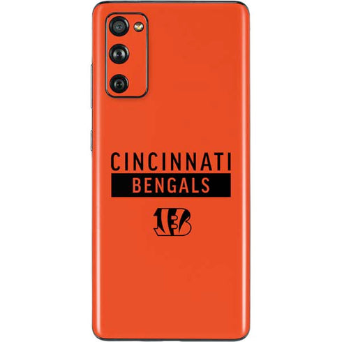 NFL Cincinnati Bengals Orange Performance Series Galaxy S20 Fan Edition Skin