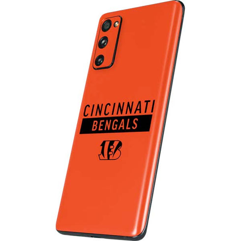 NFL Cincinnati Bengals Orange Performance Series Galaxy S20 Fan Edition Skin