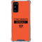 NFL Cincinnati Bengals Orange Performance Series Galaxy S20 FE Clear Case