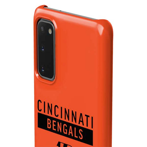 NFL Cincinnati Bengals Orange Performance Series Galaxy S20 Lite Case