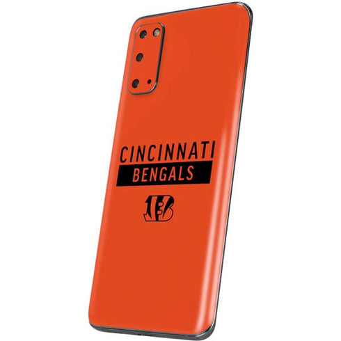 NFL Cincinnati Bengals Orange Performance Series Galaxy S20 Skin