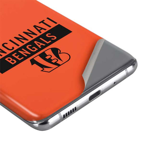NFL Cincinnati Bengals Orange Performance Series Galaxy S20 Ultra 5G Skin