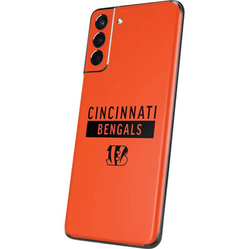 NFL Cincinnati Bengals Orange Performance Series Galaxy S21 5G Skin