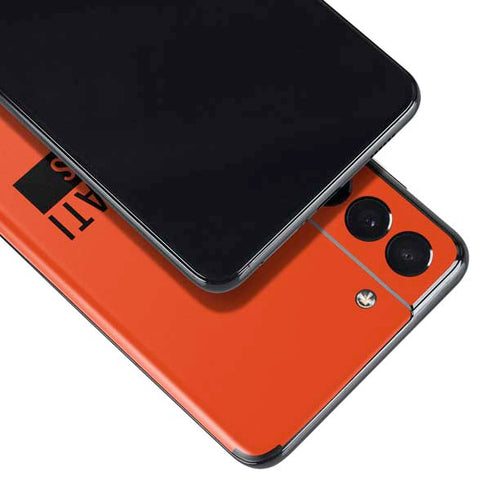 NFL Cincinnati Bengals Orange Performance Series Galaxy S21 5G Skin