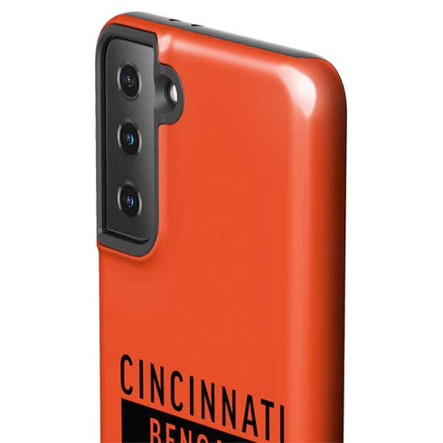 NFL Cincinnati Bengals Orange Performance Series Galaxy S21 FE Pro Case