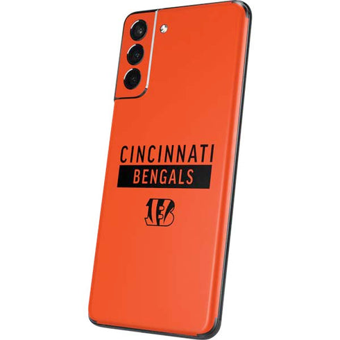 NFL Cincinnati Bengals Orange Performance Series Galaxy S21 Plus 5G Skin