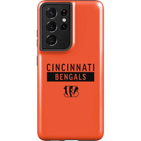 NFL Cincinnati Bengals Orange Performance Series Galaxy S21 Ultra 5G Pro Case