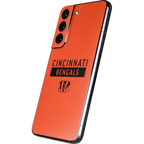 NFL Cincinnati Bengals Orange Performance Series Galaxy S22 Skin