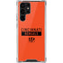 NFL Cincinnati Bengals Orange Performance Series Galaxy S22 Ultra Clear Case