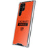 NFL Cincinnati Bengals Orange Performance Series Galaxy S22 Ultra Clear Case