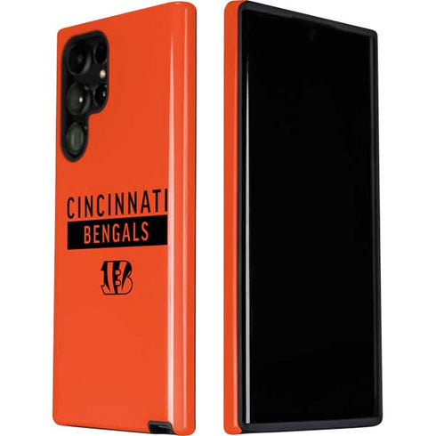 NFL Cincinnati Bengals Orange Performance Series Galaxy S22 Ultra Pro Case