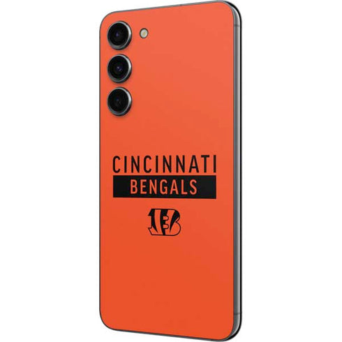 NFL Cincinnati Bengals Orange Performance Series Galaxy S23 Plus Skin