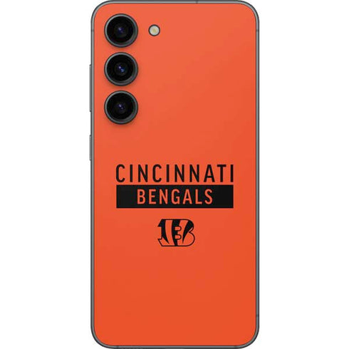 NFL Cincinnati Bengals Orange Performance Series Galaxy S23 Skin