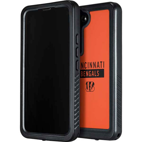 NFL Cincinnati Bengals Orange Performance Series Galaxy S23 Waterproof Case