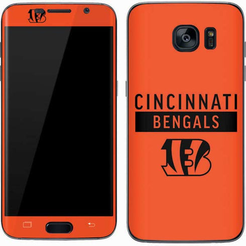 NFL Cincinnati Bengals Orange Performance Series Galaxy S7 Skin