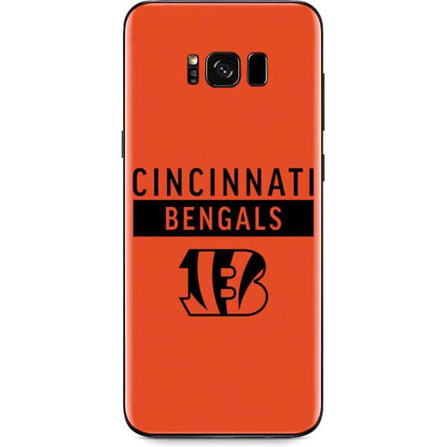 NFL Cincinnati Bengals Orange Performance Series Galaxy S8 Plus Skin
