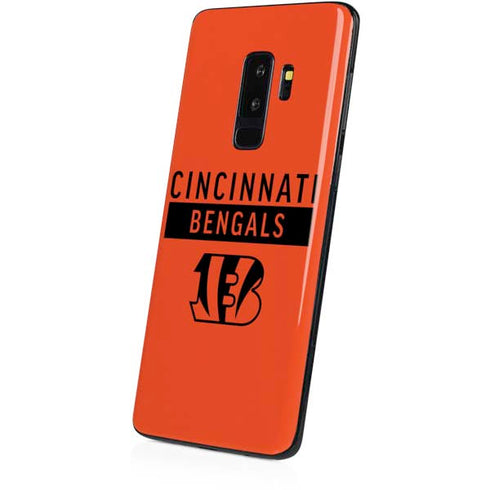 NFL Cincinnati Bengals Orange Performance Series Galaxy S9 Plus Skin