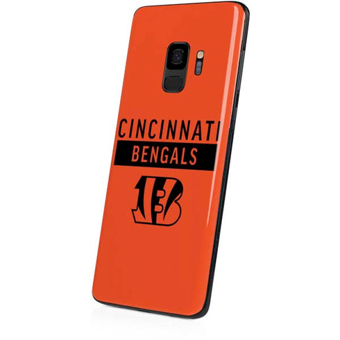 NFL Cincinnati Bengals Orange Performance Series Galaxy S9 Skin