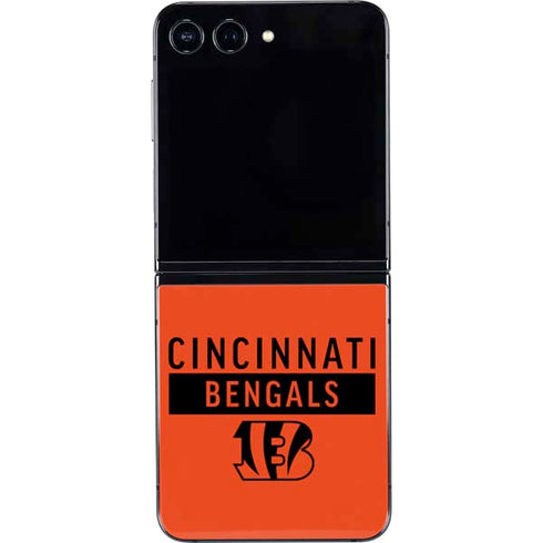 NFL Cincinnati Bengals Orange Performance Series Galaxy Z Flip5 5G Skin