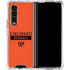 NFL Cincinnati Bengals Orange Performance Series Galaxy Z Fold4 5G Clear Case