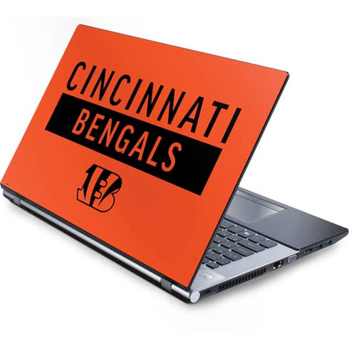NFL Cincinnati Bengals Orange Performance Series Generic Laptop Skin