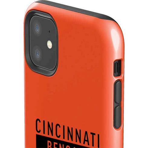 NFL Cincinnati Bengals Orange Performance Series iPhone 11 Impact Case