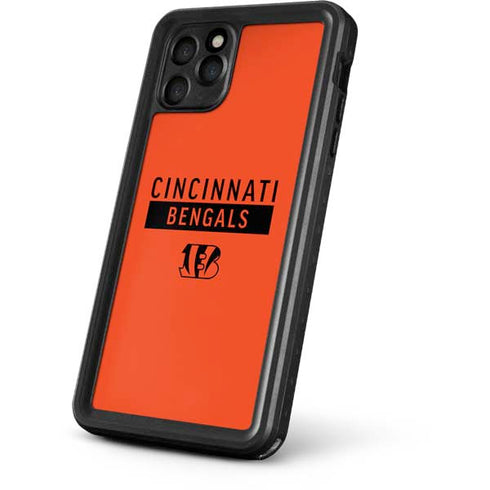 NFL Cincinnati Bengals Orange Performance Series iPhone 11 Pro Waterproof Case
