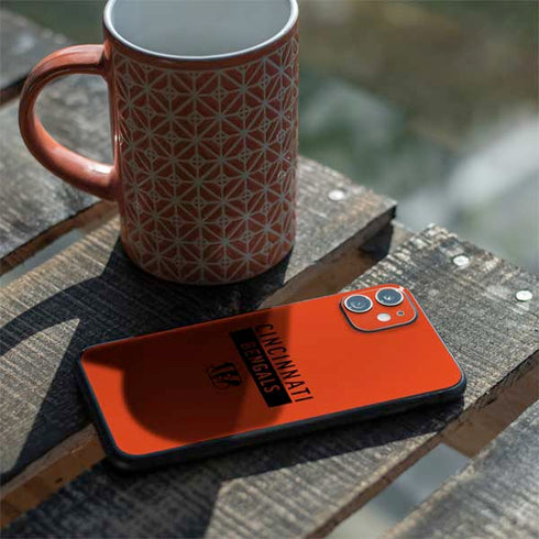 NFL Cincinnati Bengals Orange Performance Series iPhone 11 Skin