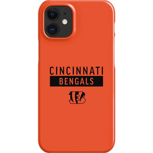 NFL Cincinnati Bengals Orange Performance Series iPhone 12 Mini Lite Case