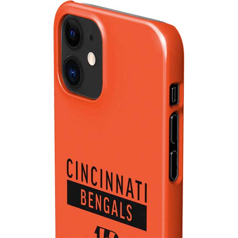 NFL Cincinnati Bengals Orange Performance Series iPhone 12 Mini Lite Case