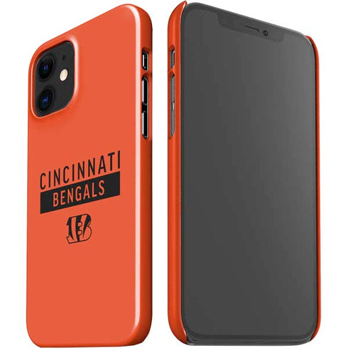NFL Cincinnati Bengals Orange Performance Series iPhone 12 Mini Lite Case