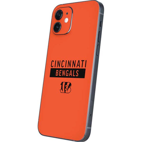 NFL Cincinnati Bengals Orange Performance Series iPhone 12 Mini Skin