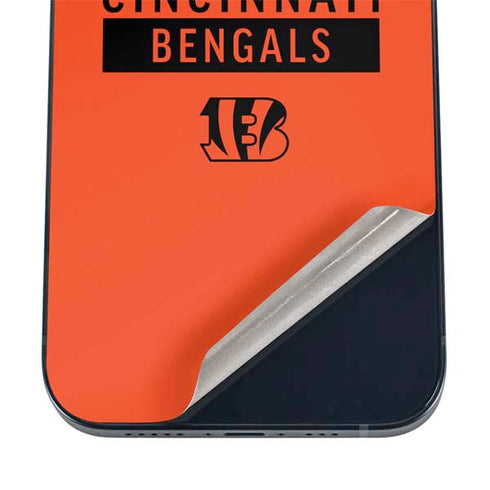 NFL Cincinnati Bengals Orange Performance Series iPhone 12 Mini Skin
