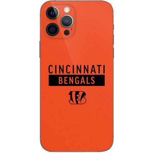 NFL Cincinnati Bengals Orange Performance Series iPhone 12 Pro Skin