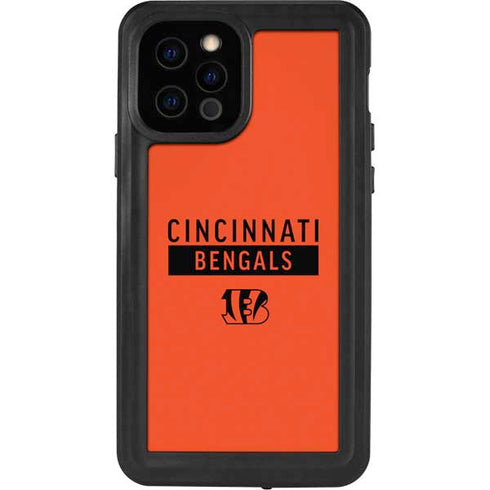NFL Cincinnati Bengals Orange Performance Series iPhone 12 Pro Waterproof Case