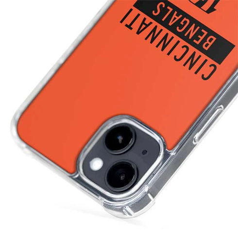 NFL Cincinnati Bengals Orange Performance Series iPhone 14 Plus MagSafe Case