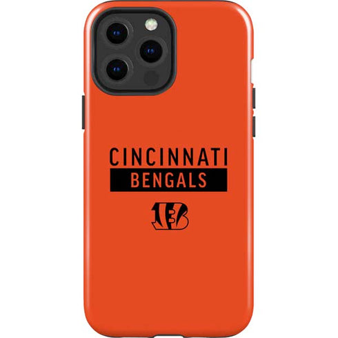 NFL Cincinnati Bengals Orange Performance Series iPhone 15 Pro Max Impact Case