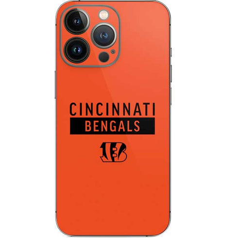 NFL Cincinnati Bengals Orange Performance Series iPhone 14 Pro Skin