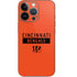 NFL Cincinnati Bengals Orange Performance Series iPhone 14 Pro Skin