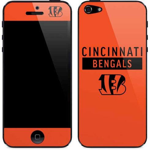 NFL Cincinnati Bengals Orange Performance Series iPhone 5/5s/5SE Skin