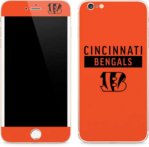 NFL Cincinnati Bengals Orange Performance Series iPhone 6/6s Plus Skin