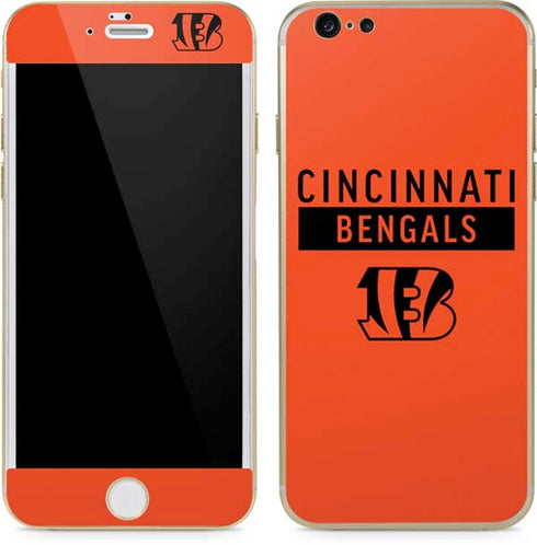 NFL Cincinnati Bengals Orange Performance Series iPhone 6/6s Skin