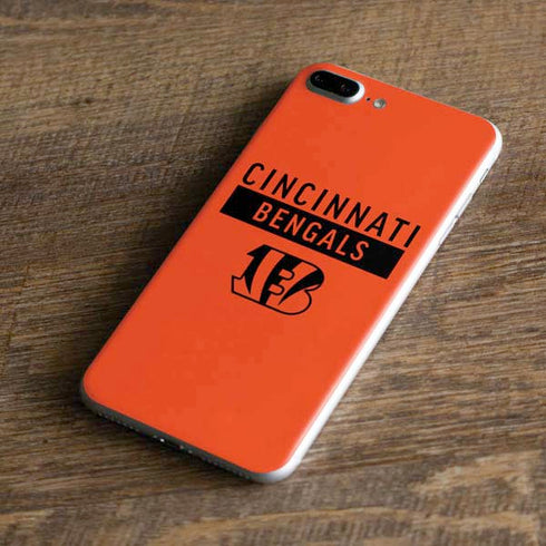 NFL Cincinnati Bengals Orange Performance Series iPhone 7 Plus Skin