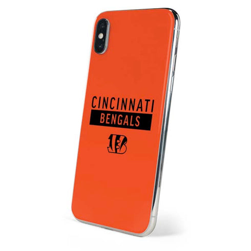 NFL Cincinnati Bengals Orange Performance Series iPhone X Skin