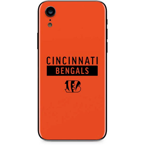 NFL Cincinnati Bengals Orange Performance Series iPhone XR Skin