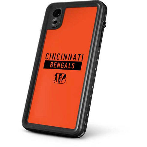 NFL Cincinnati Bengals Orange Performance Series iPhone XR Waterproof Case