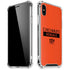 NFL Cincinnati Bengals Orange Performance Series iPhone XS Max Clear Case