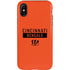 NFL Cincinnati Bengals Orange Performance Series iPhone XS Pro Case