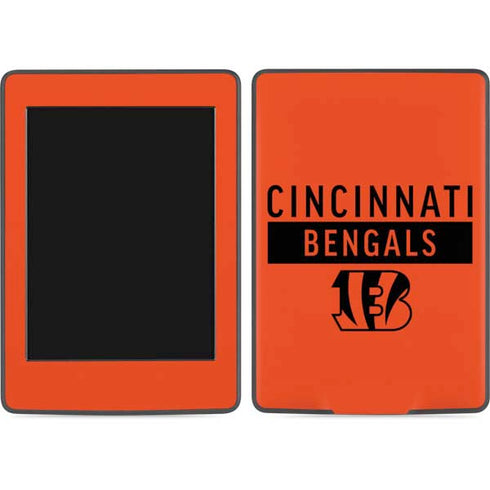 NFL Cincinnati Bengals Orange Performance Series Amazon Kindle Skin