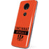 NFL Cincinnati Bengals Orange Performance Series Moto E5 Plus Skin
